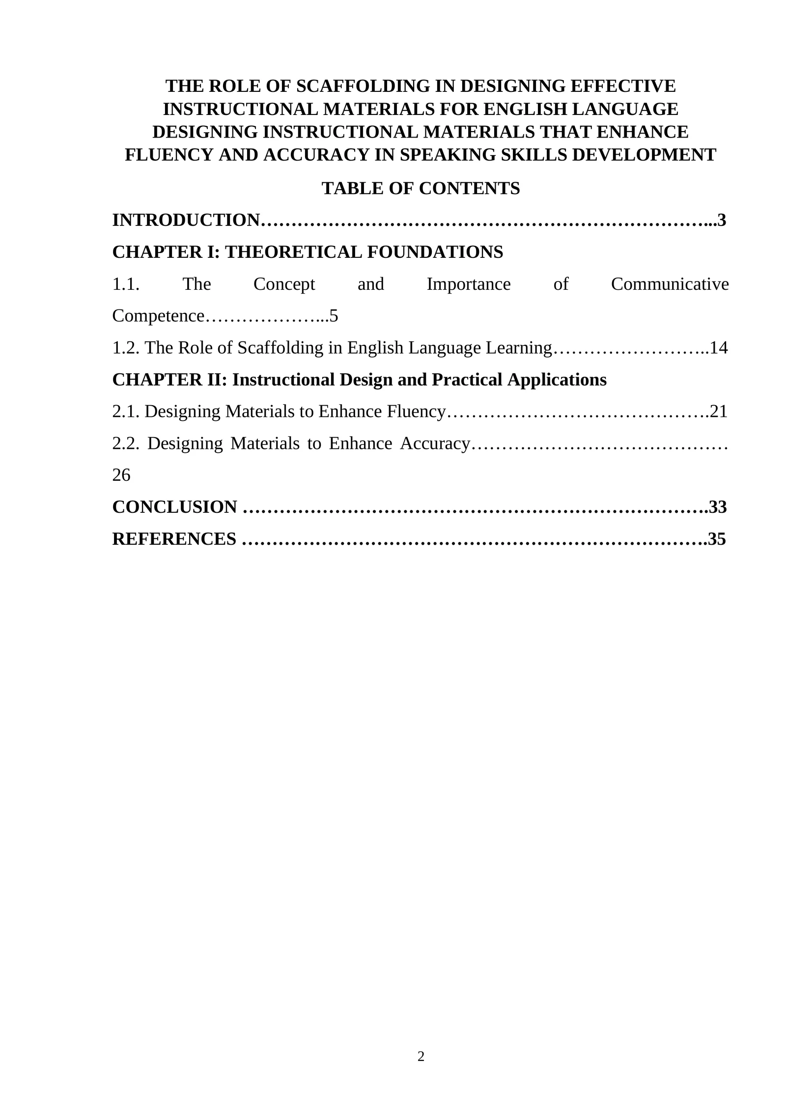 The Role of Scaffolding in Designing Effective Instructional Materials for English Language