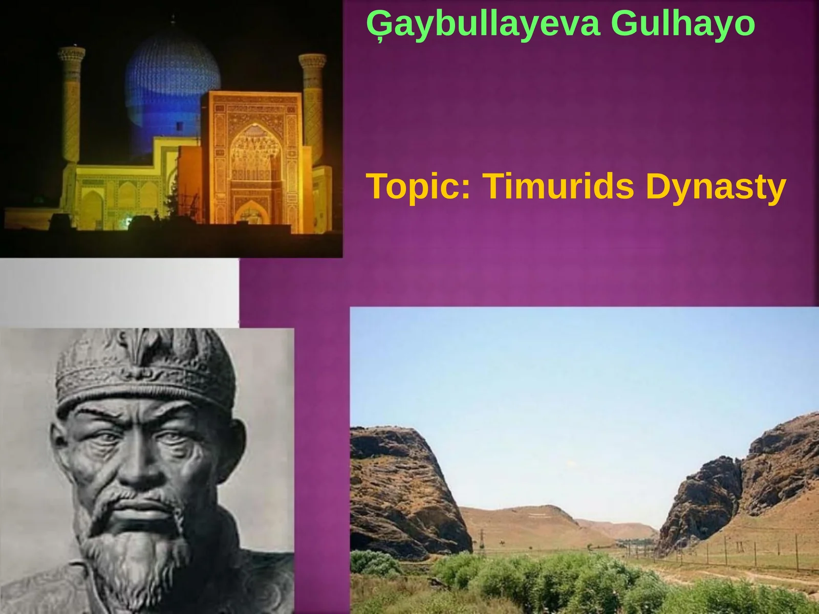 Timurids Dynasty