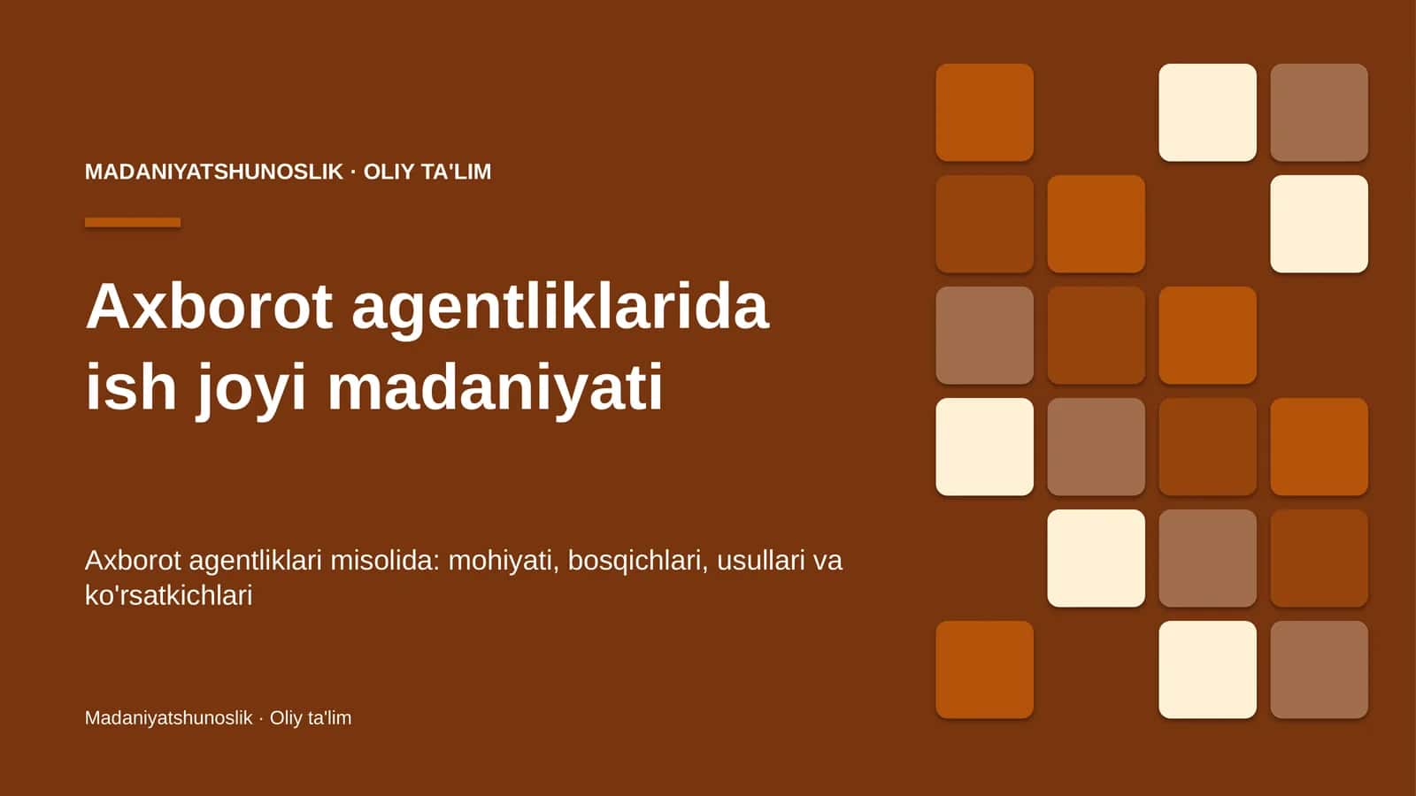 axborot agentliklarida ish joyi madaniyati 4363