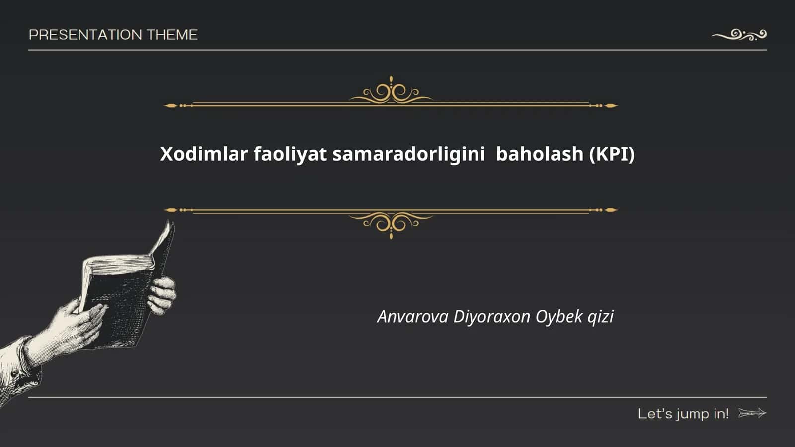 KPI tushunchasi va xodimlar faoliyatidagi roli