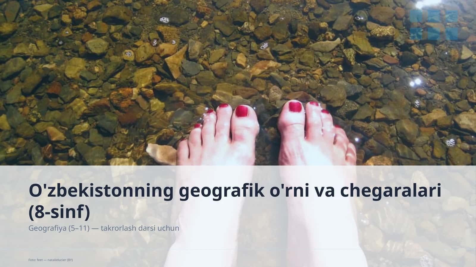 O'zbekistonning geografik o'rni va chegaralari (8-sinf)