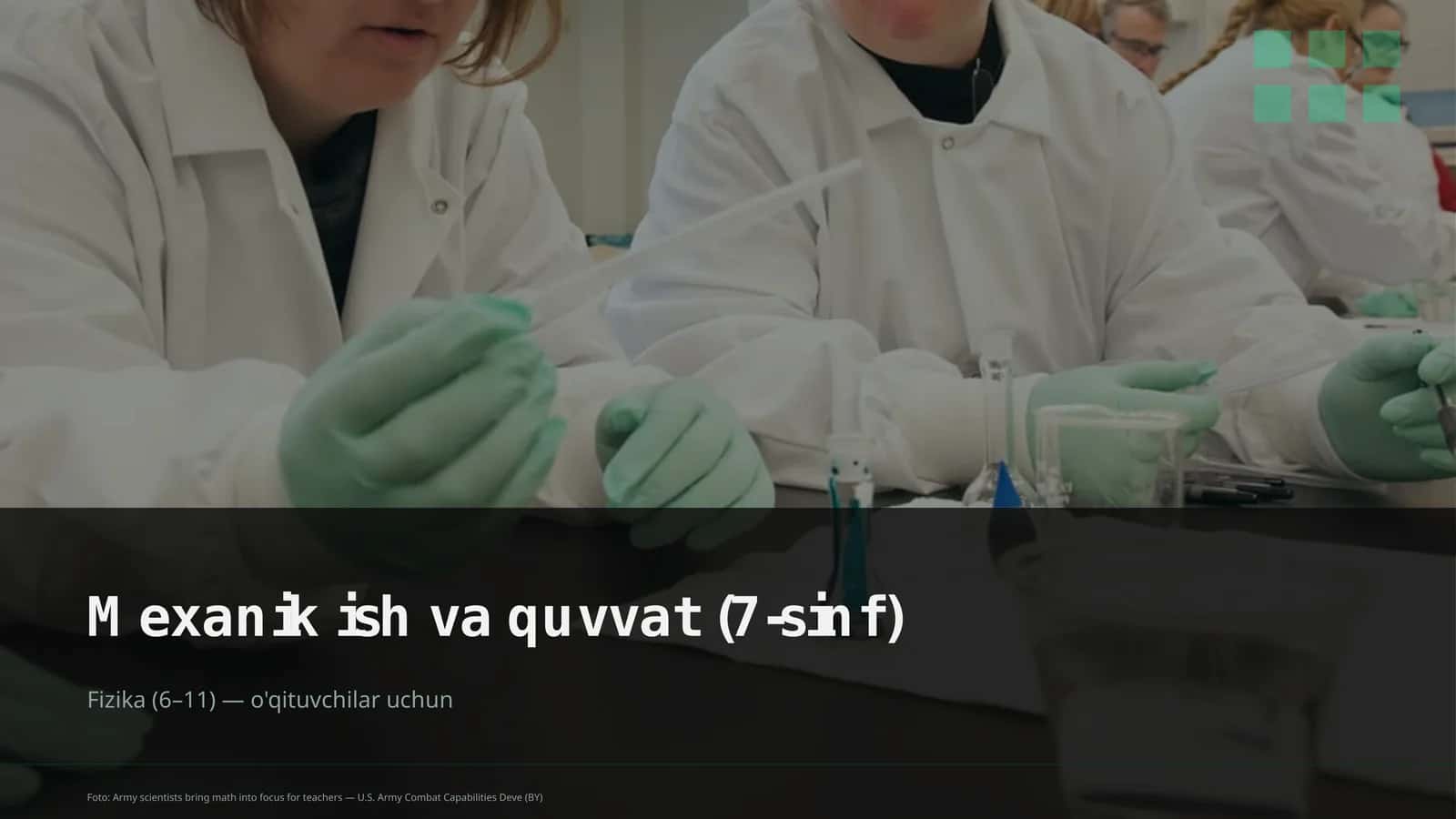 Mexanik ish va quvvat (7-sinf)
