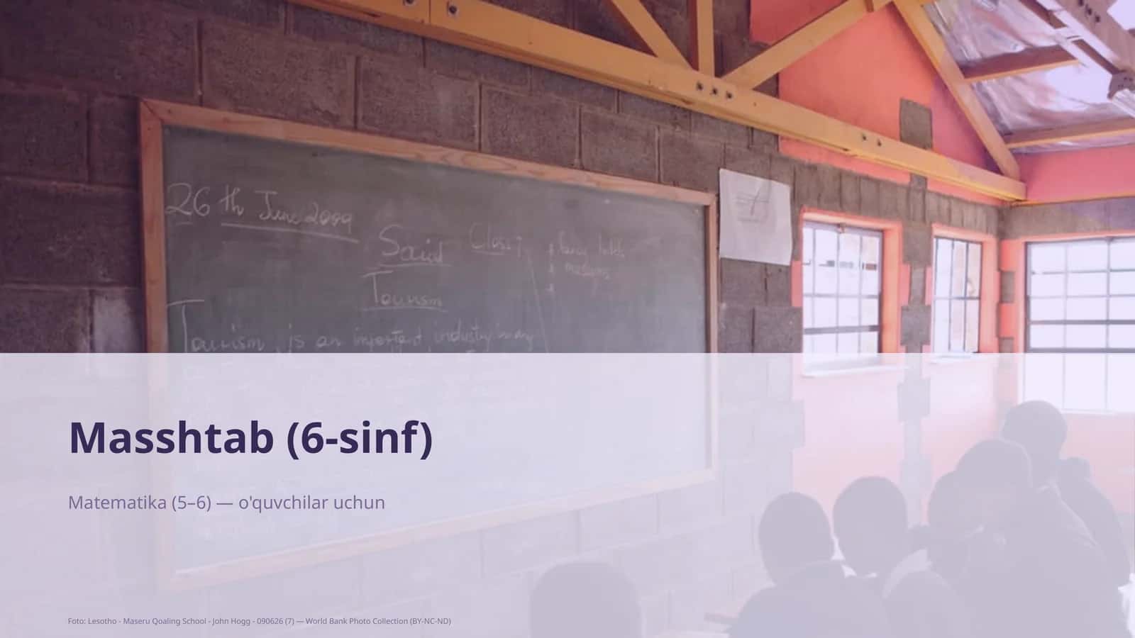 Masshtab (6-sinf)