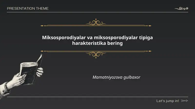 Miksosporodiyalar va miksosporodiyalar tipiga harakteristika bering