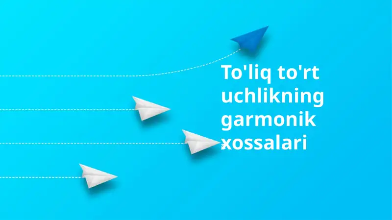 To'liq to'rt uchlikning garmonik xossalari