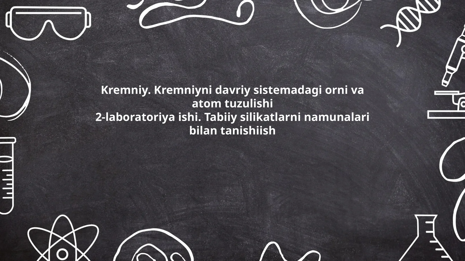 Kremniy. Kremniyni davriy sistemadagi orni va atom tuzulishi