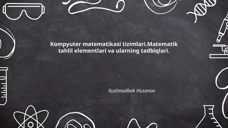 Kompyuter matematikasi tizimlari