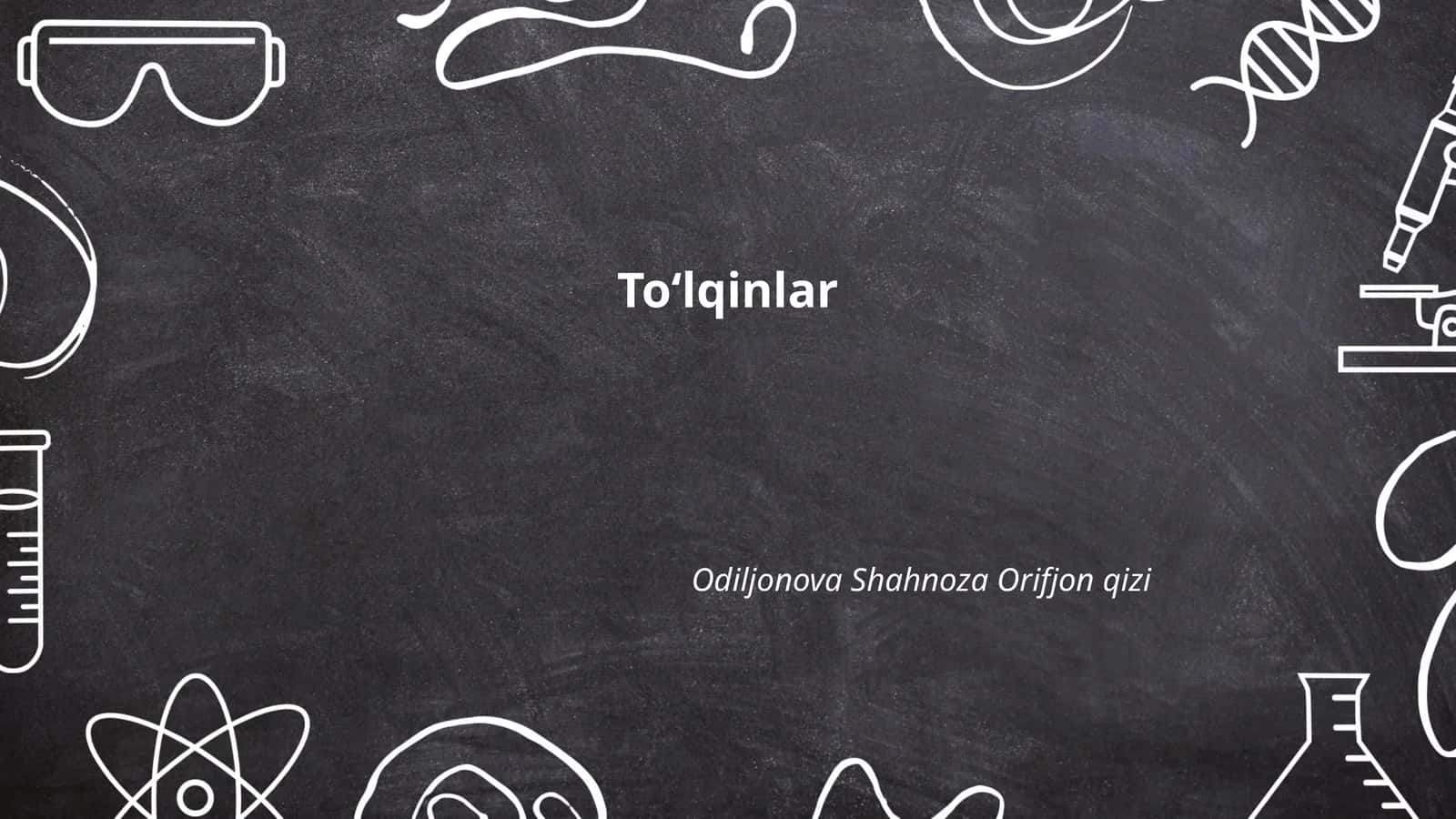 Toʻlqinlar