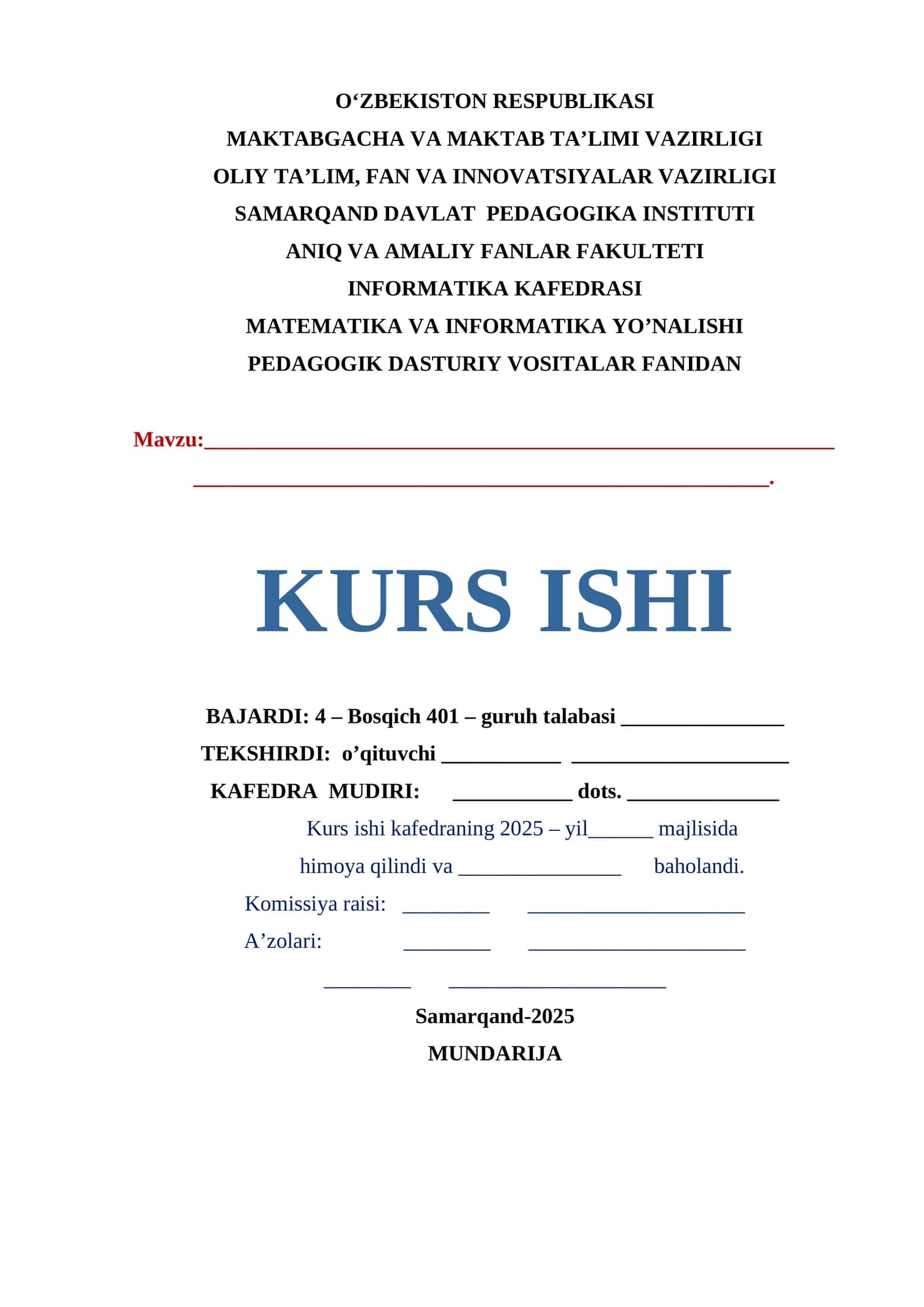 Kimyo darslarida o'quvchilarga ekologik ta'lim- tarbiya nerish metodikasi