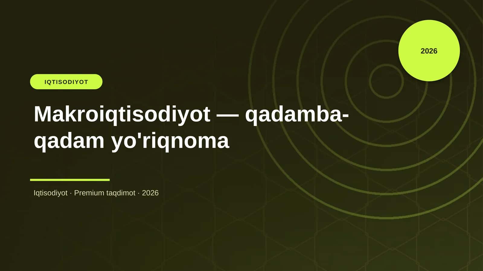 Makroiqtisodiyot — qadamba-qadam yo'riqnoma