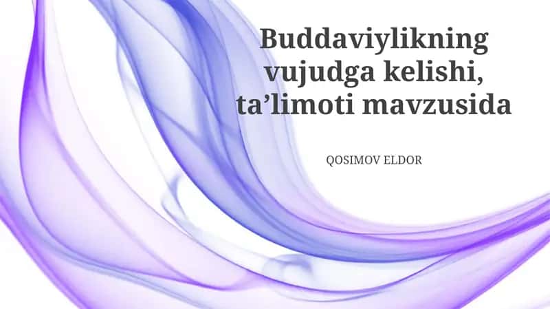 Dhamma – Buddaning taʼlimoti