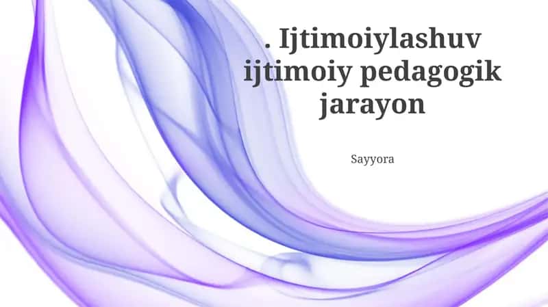 Ijtimoiy moslashuv
