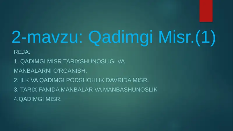 Qadimgi Misr