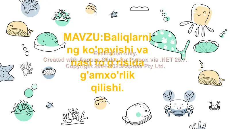 Baliqlarning ko'payishi va nasl to'g'risida g'amxo'rlik qilishi