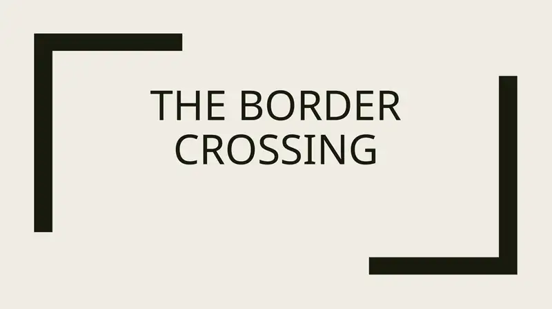 Cross-border crime