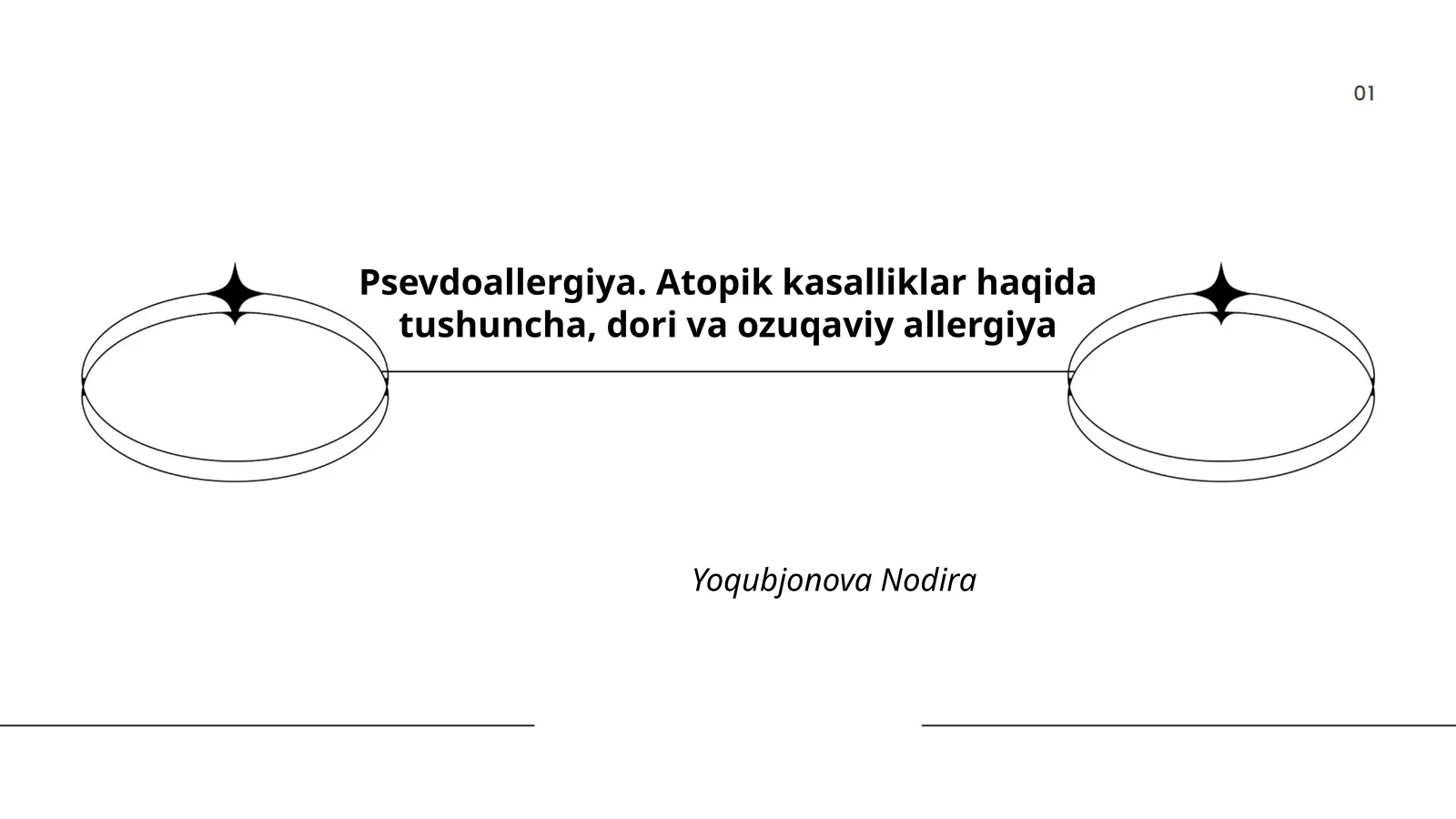 Psevdoallergiya. Atopik kasalliklar haqida tushuncha, dori va ozuqaviy allergiya