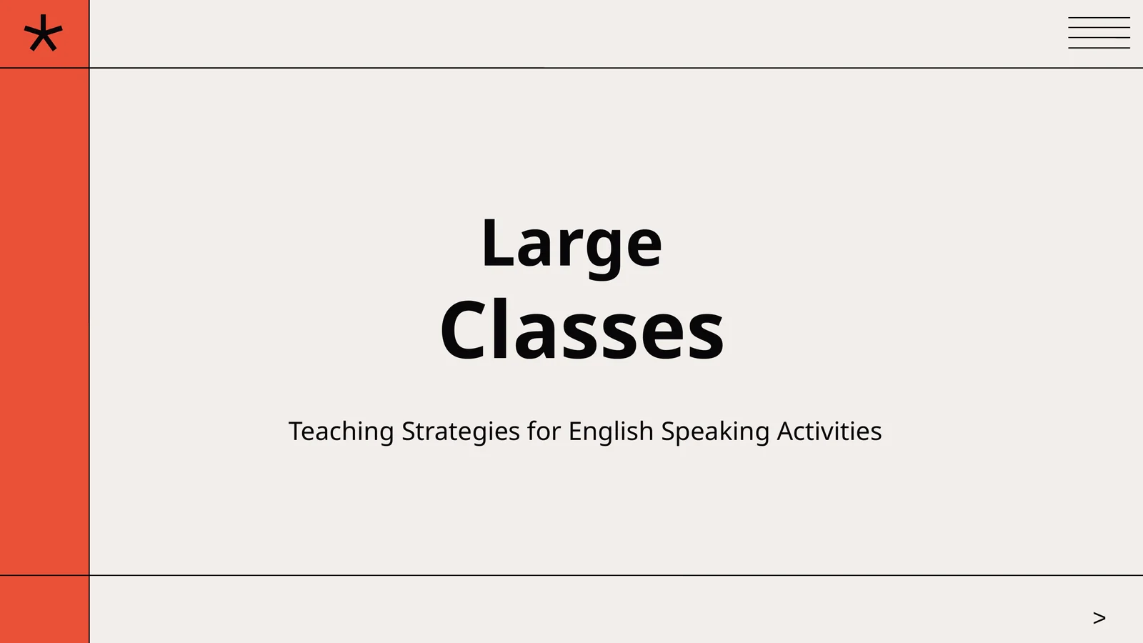 Teaching Strategies for English Speaking Activities