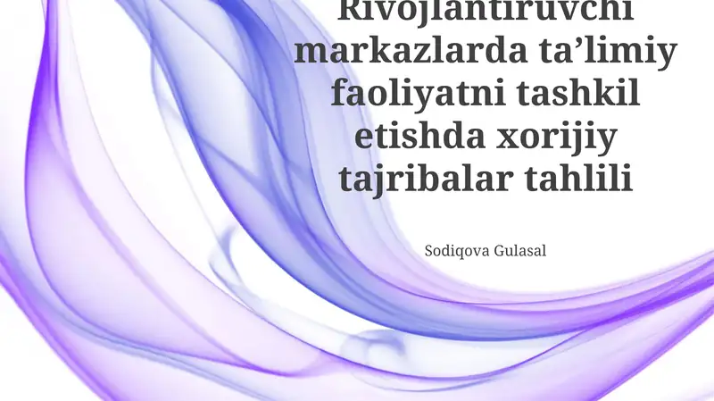 Chet el tajribasi tahlili