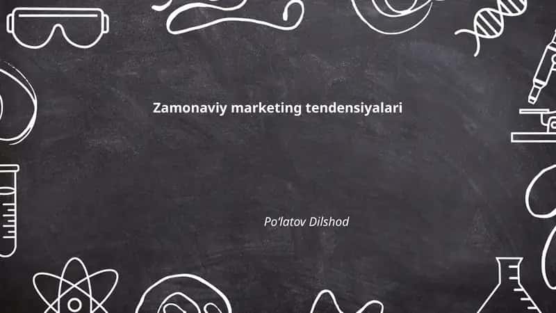 Zamonaviy marketing tendensiyalari