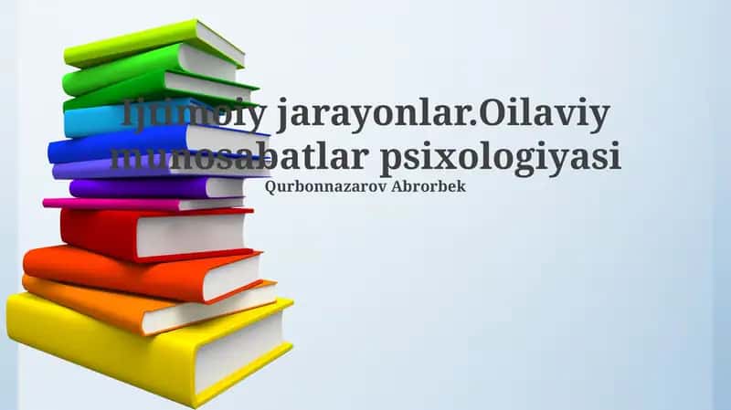 Oilaviy munosabatlar psixologiyasi