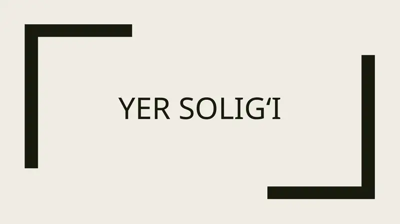 Yersoligʻi