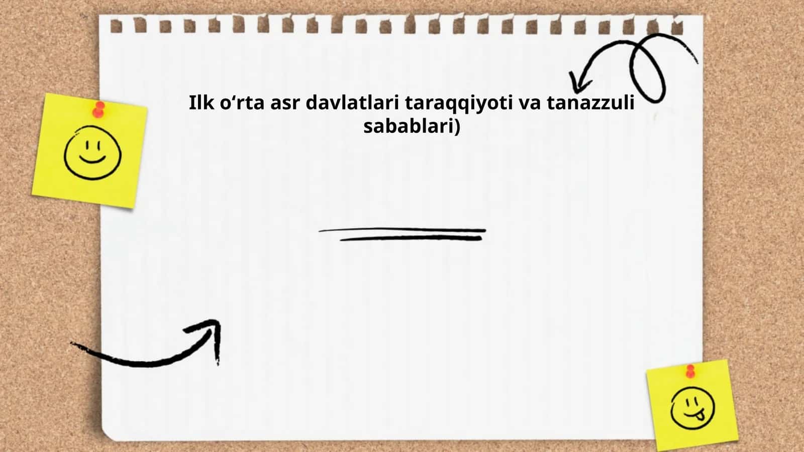 Ilk oʻrta asr davlatlari taraqqiyoti va tanazzuli sabablari