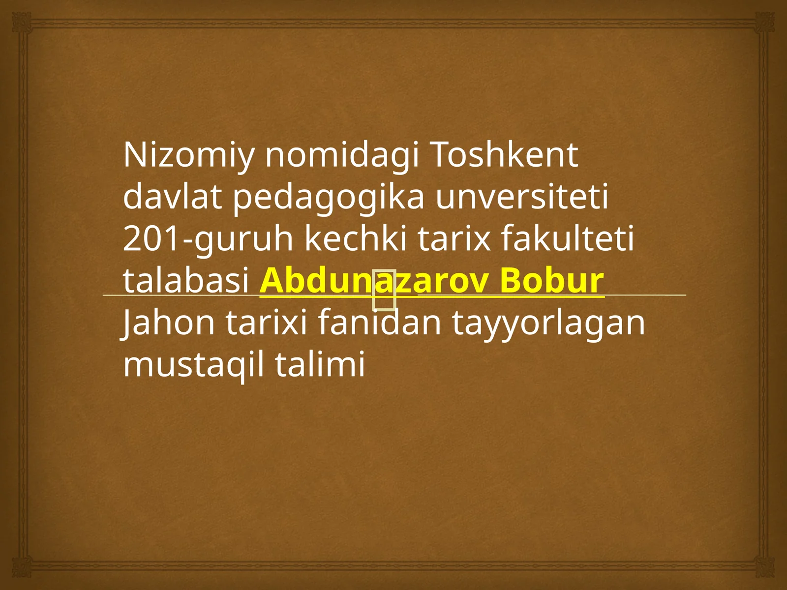 O'rta asrlar tarixini davrlashtirish