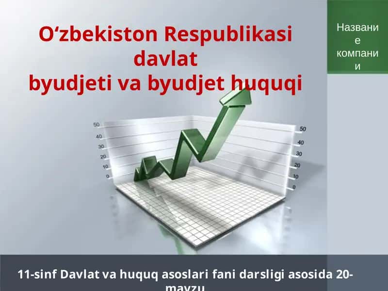 11-sinf Davlat va huquq asoslari fani darsligi