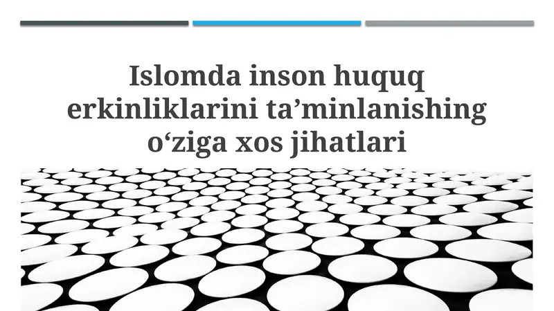 Islomda inson huquqlari