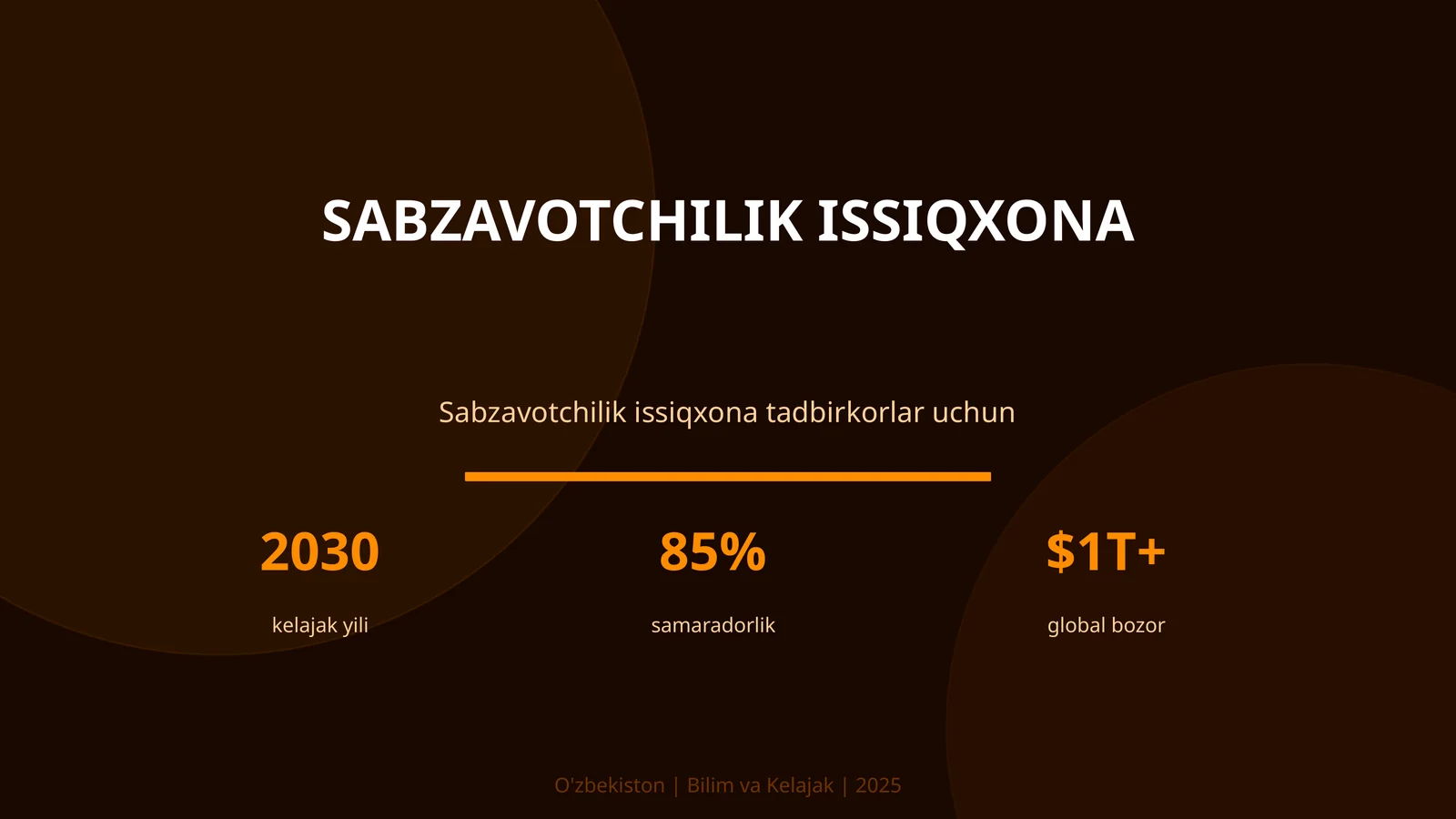 Sabzavotchilik issiqxona