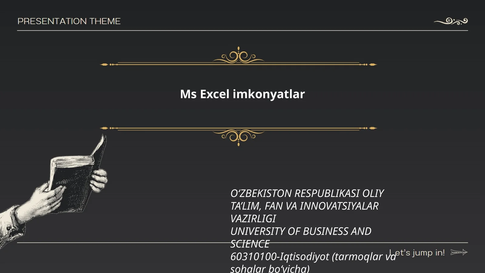 Ms Excel imkonyatlar