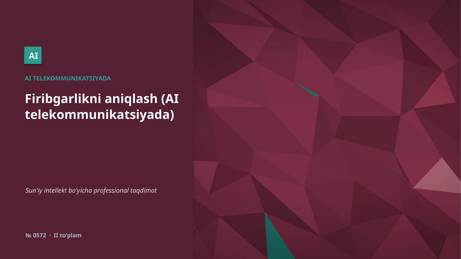 AI TELEKOMMUNIKATSIYADA