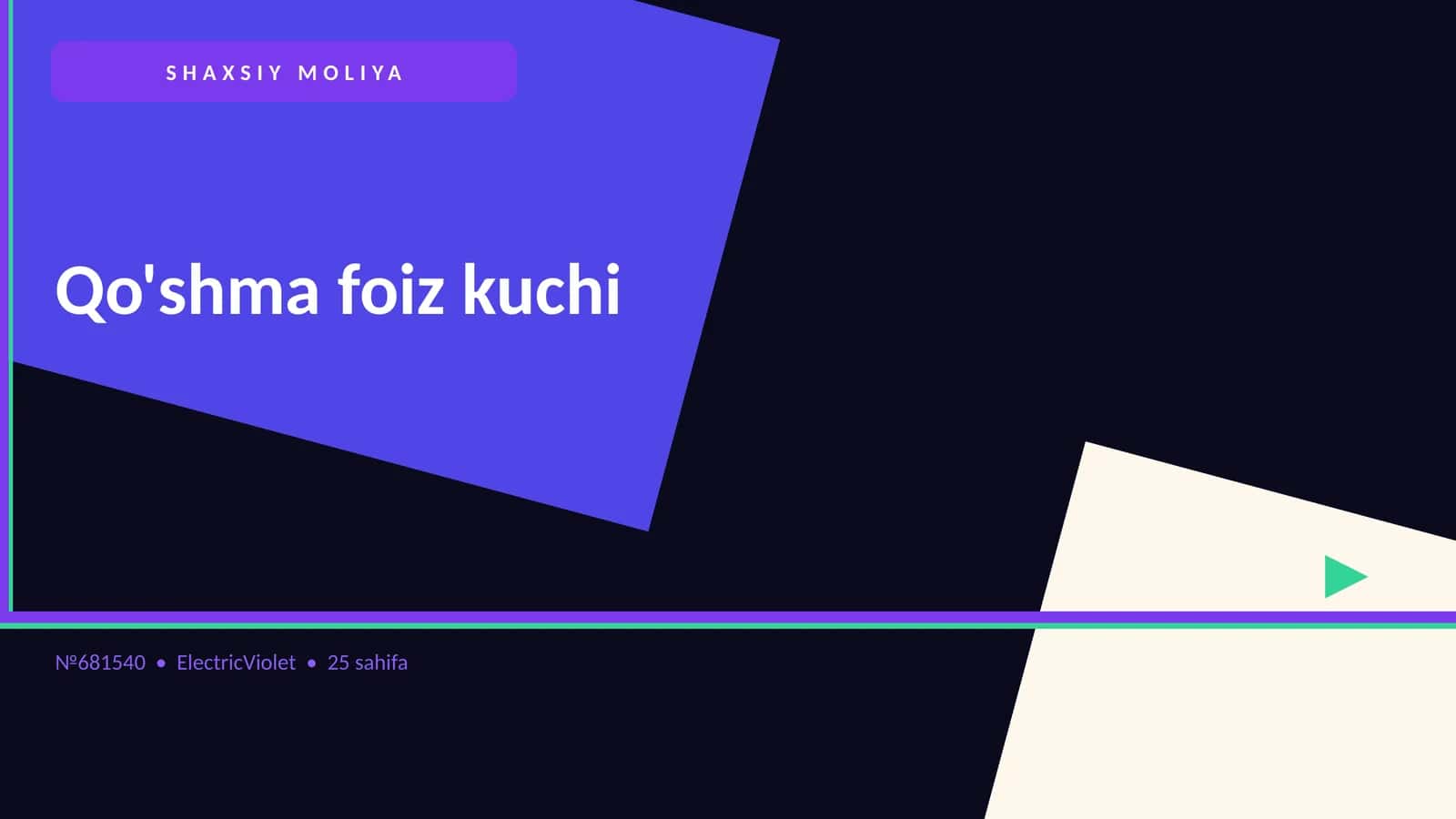Qo'shma foiz kuchi