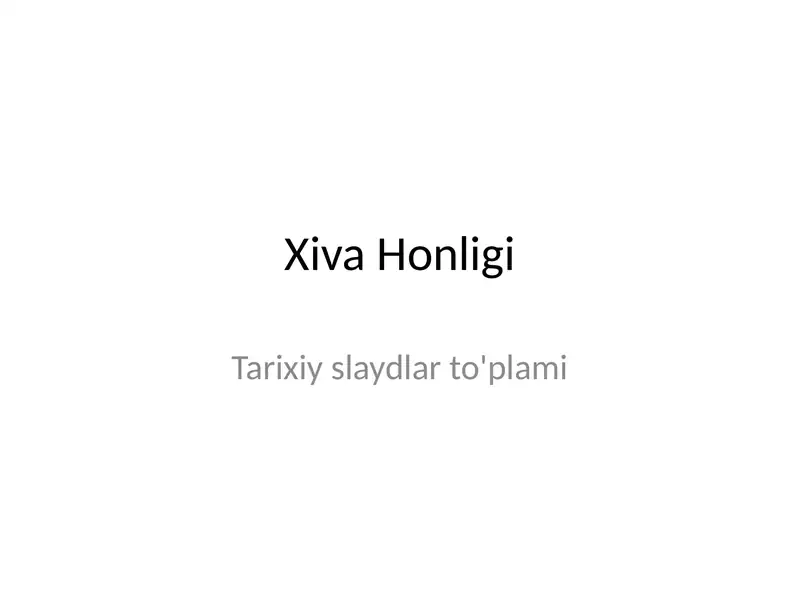 Xiva Honligi