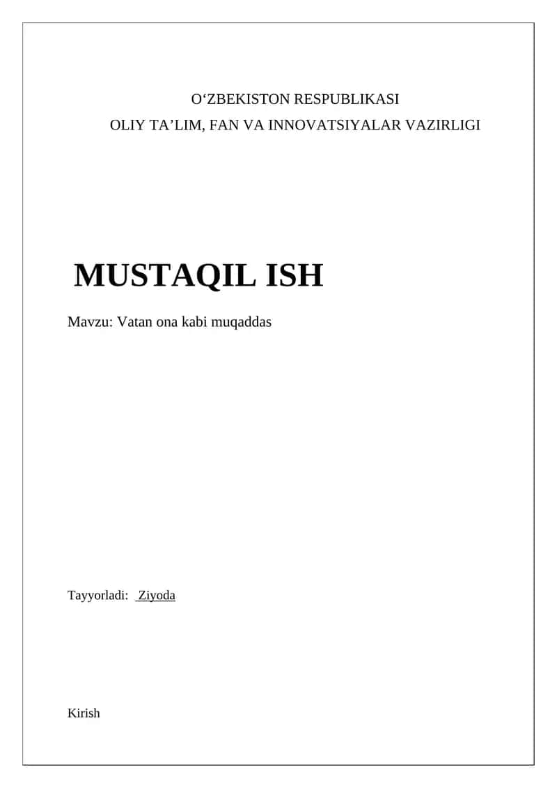 Vatan tabiatini asrash