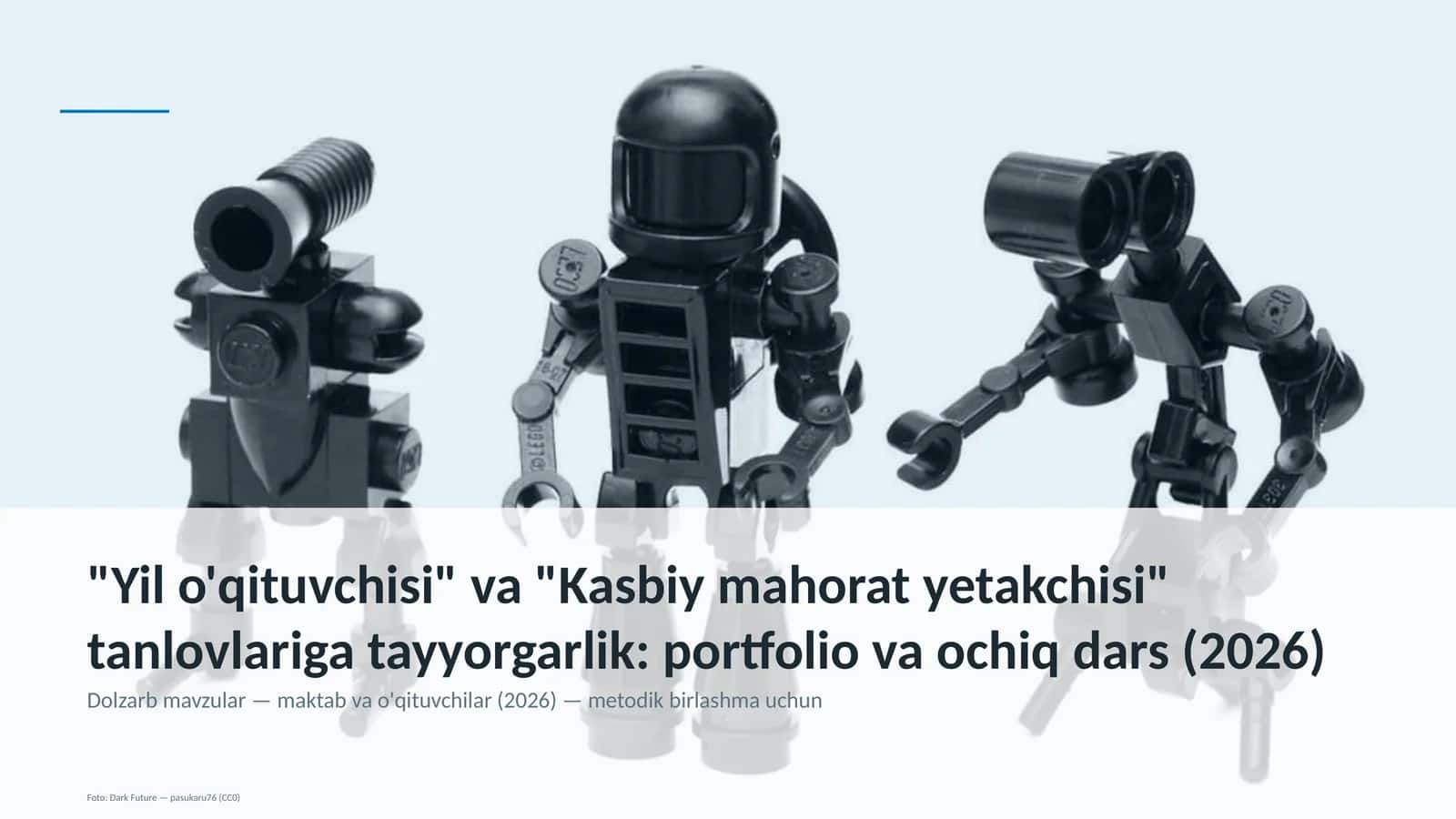 "Dolzarb mavzular — maktab va o'qituvchilar"