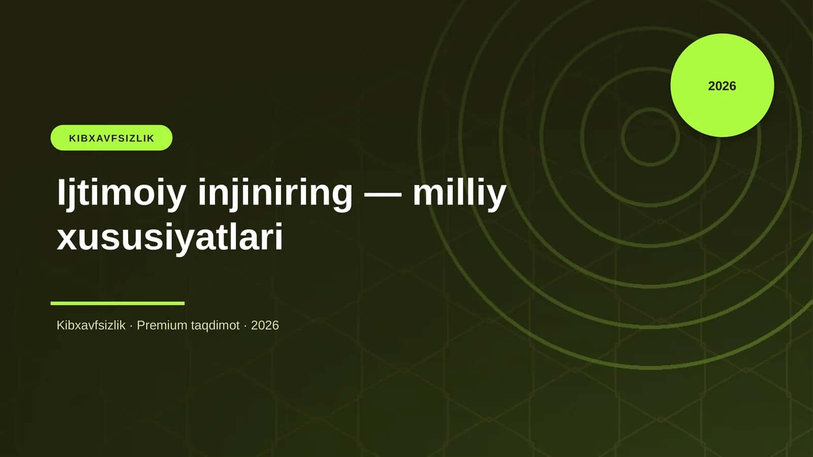 Ijtimoiy injiniring — milliy xususiyatlari