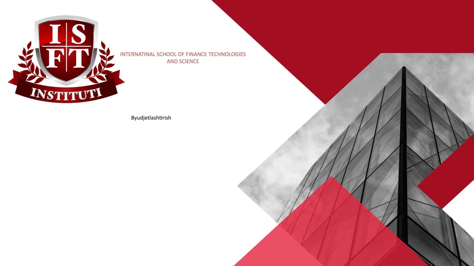 Byudjetlashtirish