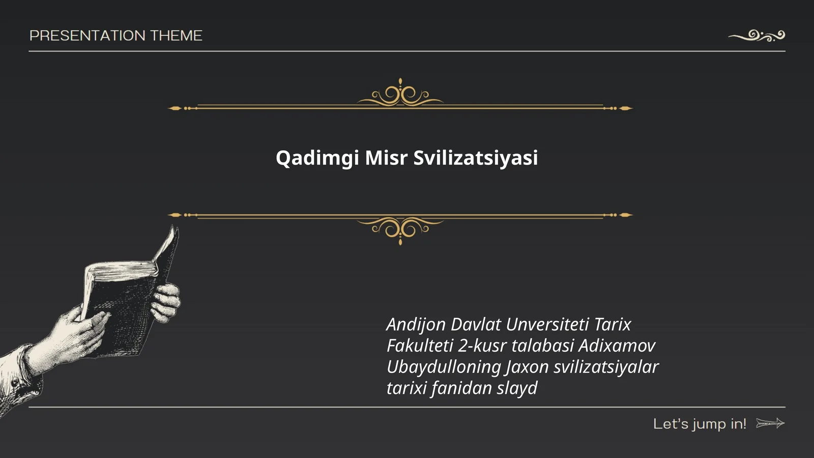 Qadimgi Misr Svilizatsiyasi