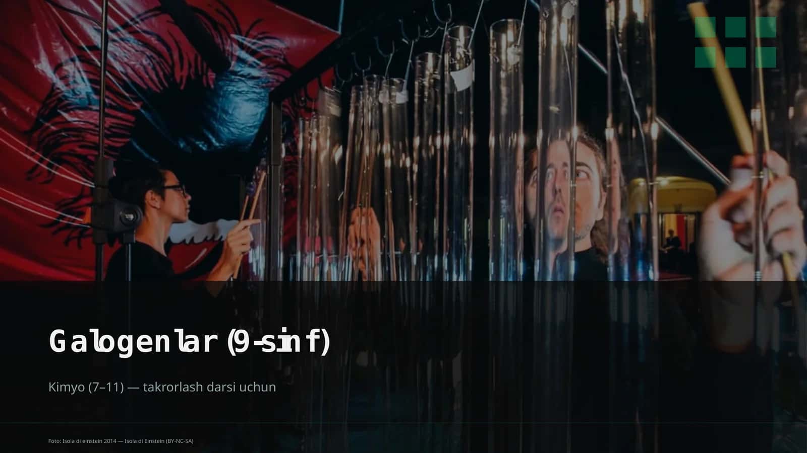 Galogenlar (9-sinf)