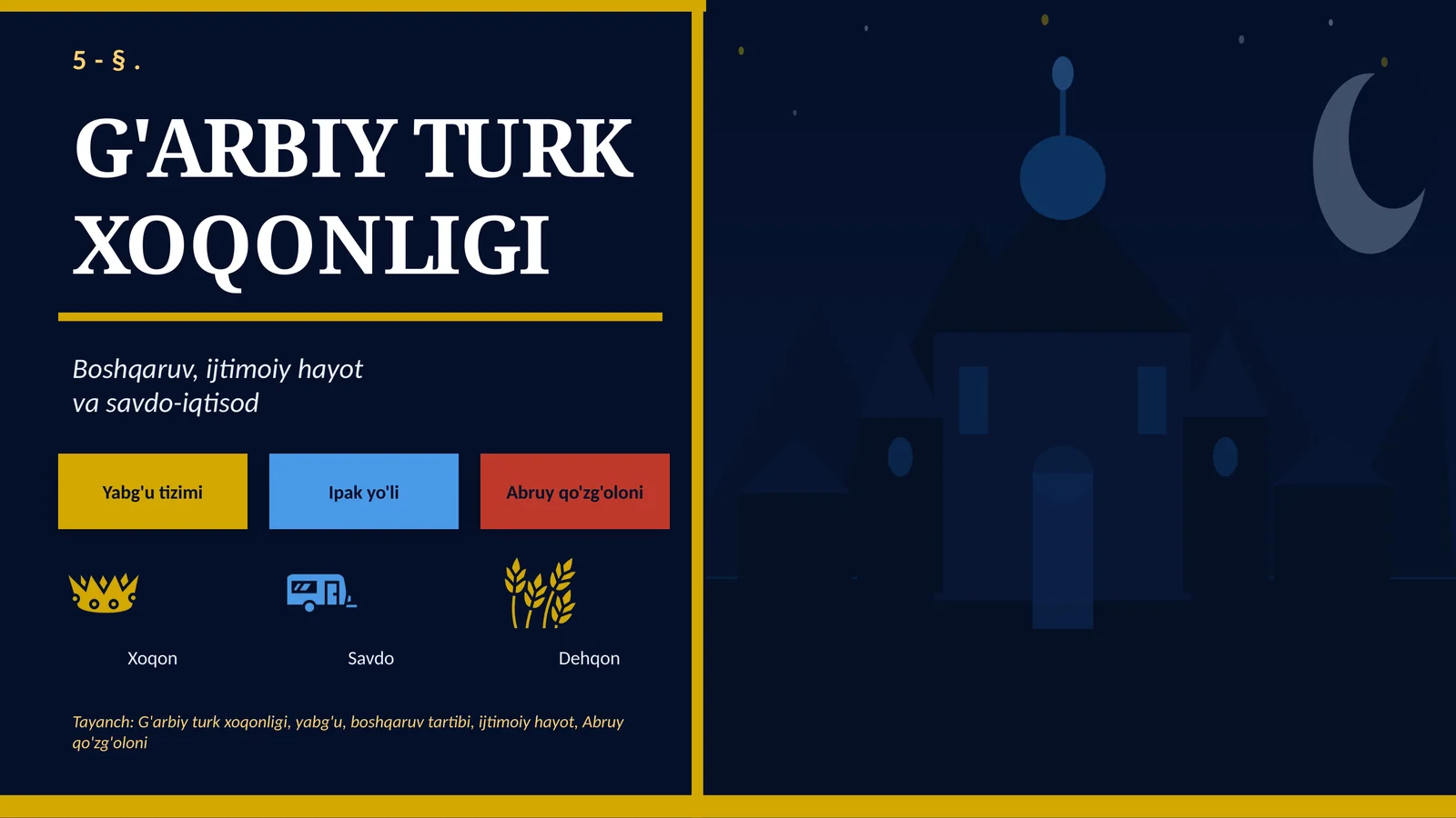 G'ARBIY TURK XOQONLIGI
