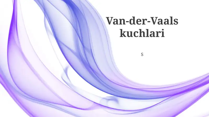 Vander-vals kuchlari