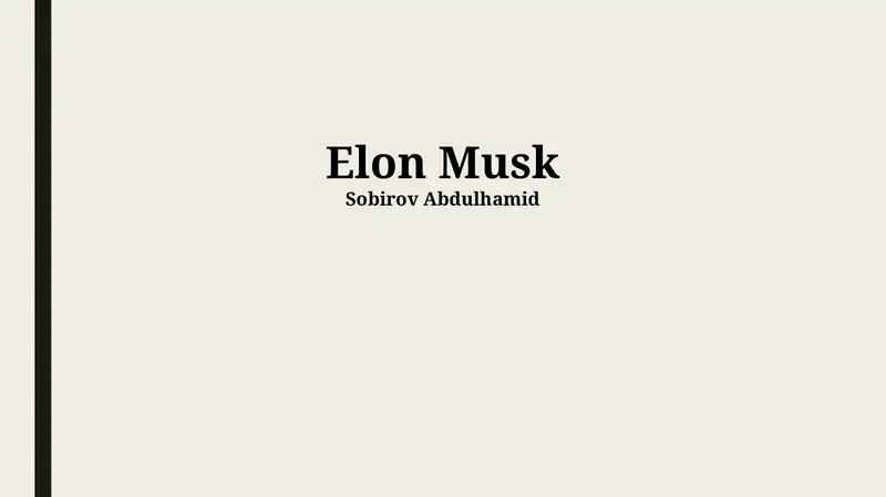 Elon Musk