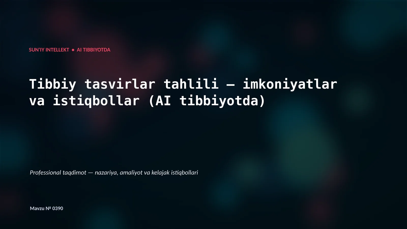 SUN'IY INTELLEKT