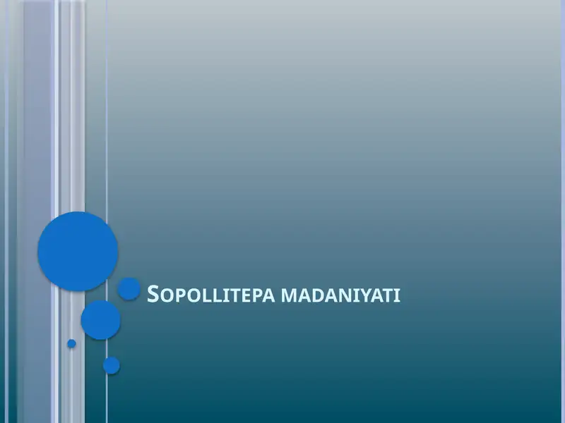 Sopollitepa Madaniyati