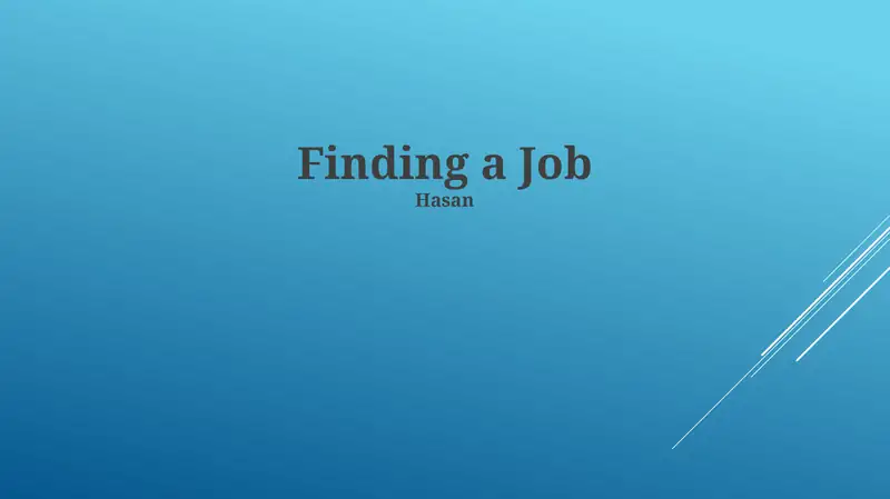 Self-Assessment & Career Goals