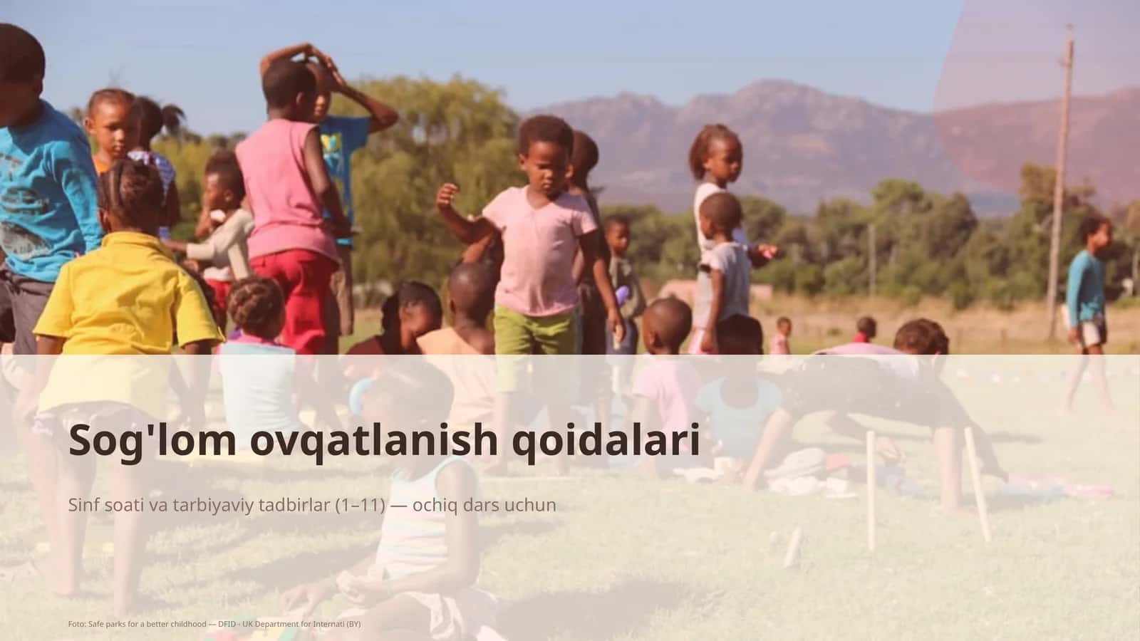 Sog'lom ovqatlanish qoidalari