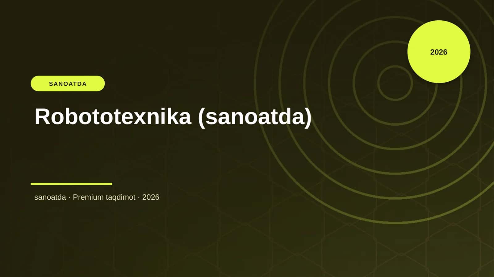 Robototexnika (sanoatda)
