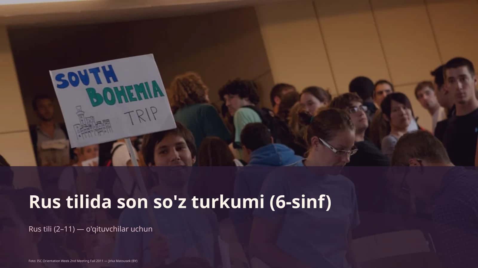 Rus tilida son so'z turkumi (6-sinf)