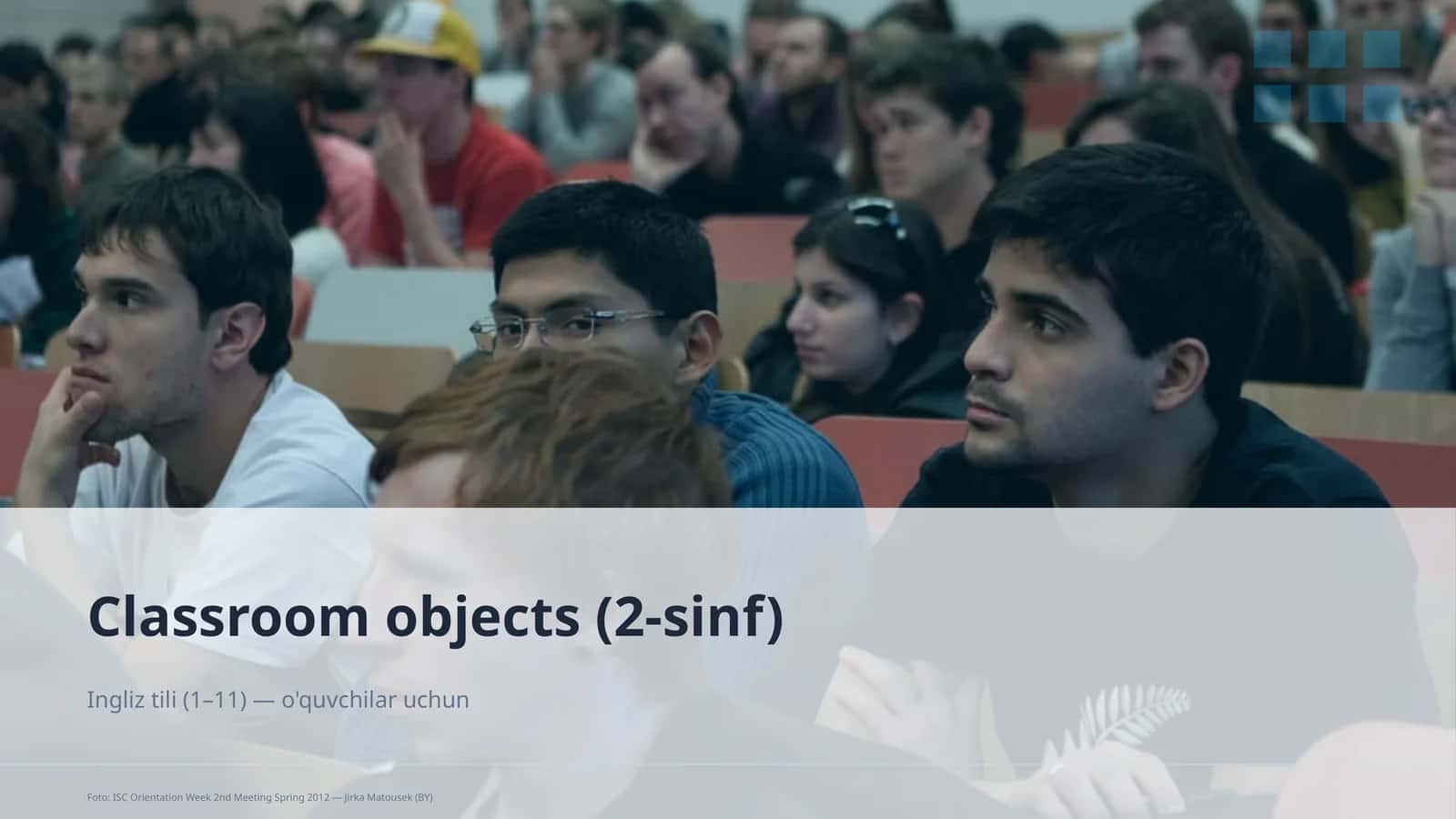 Classroom objects (2-sinf)
